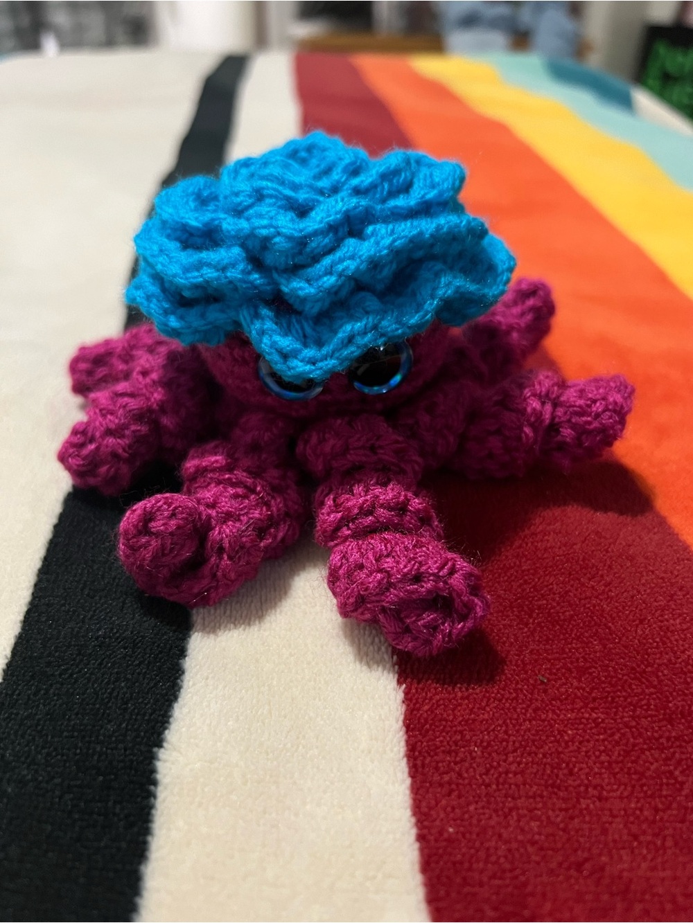 Crocheted Flower Octopus 🐙